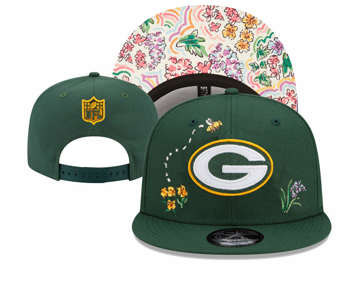 Green Bay Packers Stitched Snapback Hats 0150